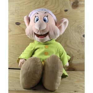 Disney Plush Dopey Large 28" Multicolor Vintage Snow White Dwarfs
